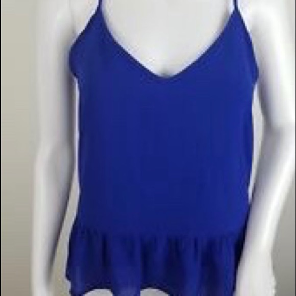 Forever 21 Tops - Forever 21 Blue Spaghetti Strap Blouse !